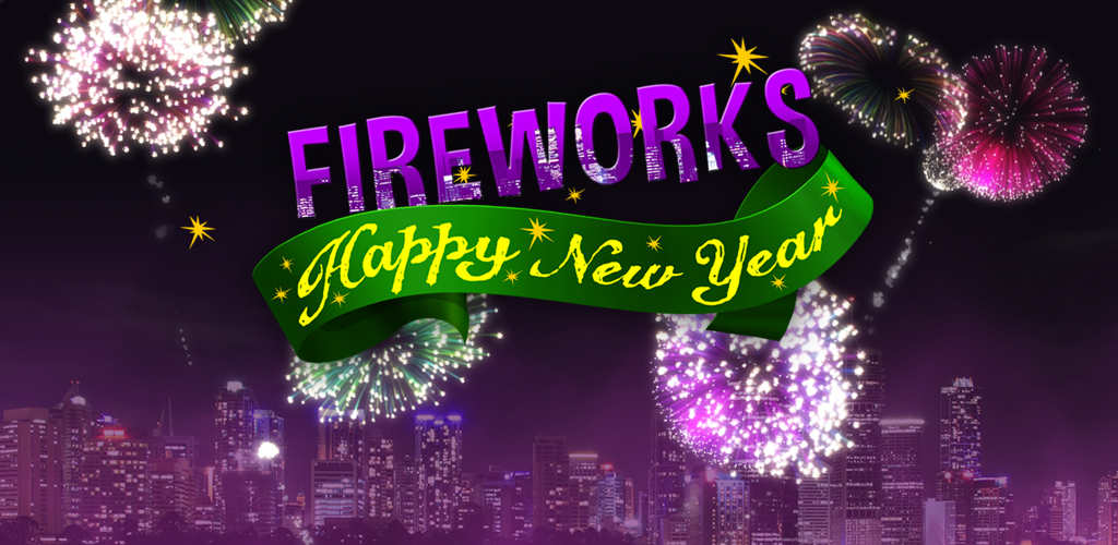 Beautiful Fireworks celebrating the New Year